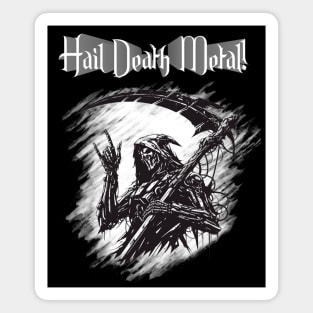 Mecha Headbanger Grim Reaper Magnet